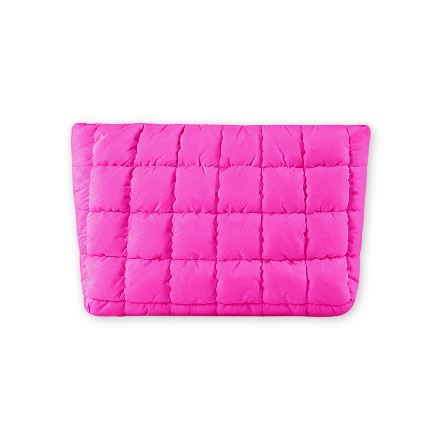 Large Capacity Quilted Design Clutch, Travel Storage Bag With Zipper, Perfect New Year Christmas Gift Idea