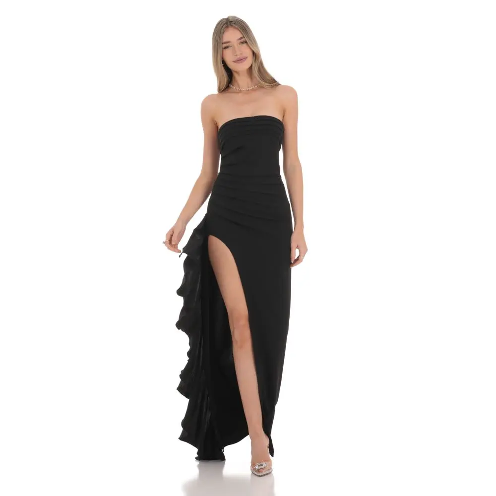 christmas dress sequins Spotlight Shine Sequin Wrap Dress in Gold
