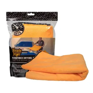 CHEMICAL GUYS Miracle Dryer Microfiber Towel - 70/30 blended microfiber, quick-drying, max absorbency, dual-weave