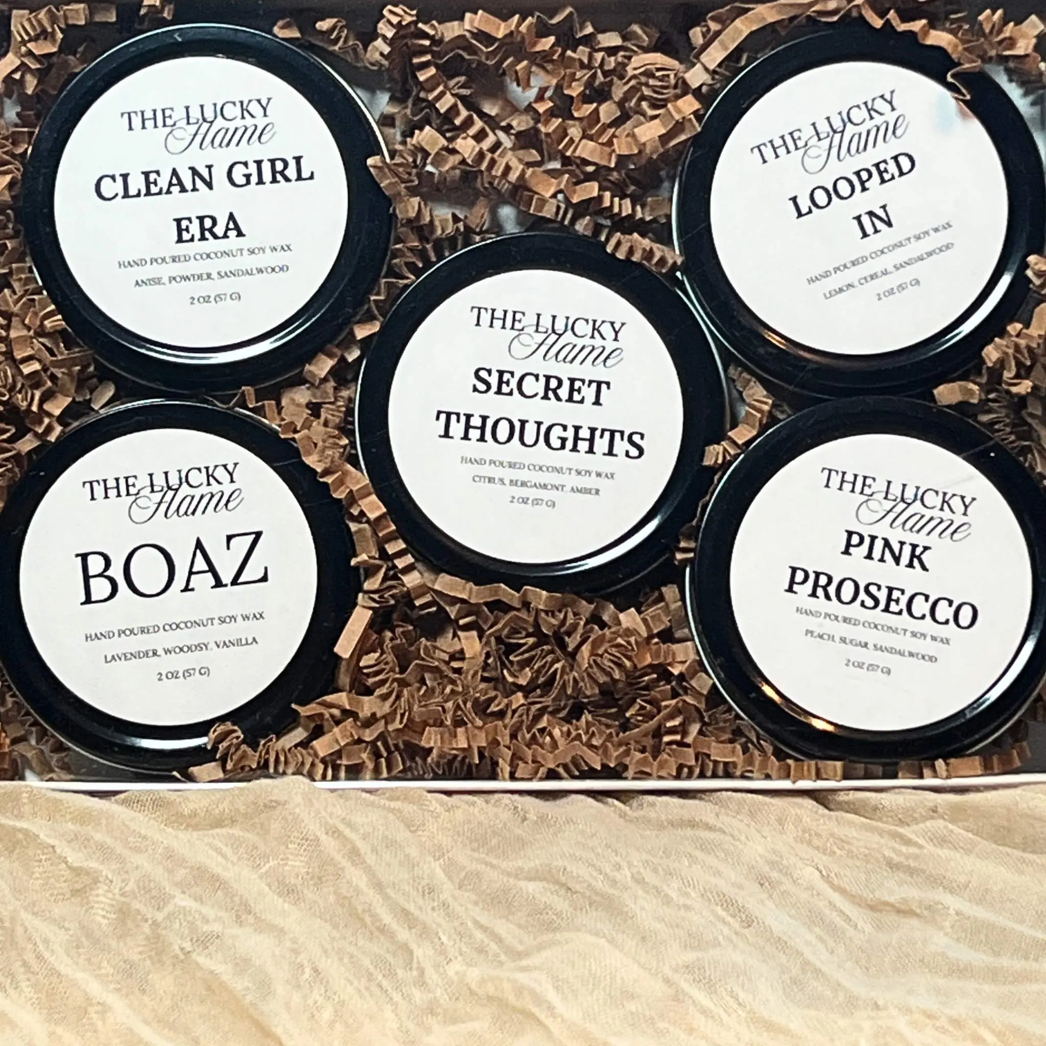 Coconut Soy Candle Sample Kits – Discover Clean Luxury Scents