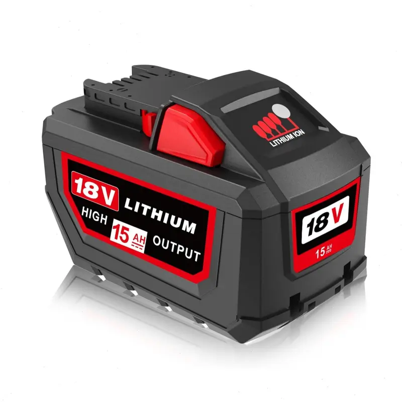 thumbnail image 2 of 4-Pack 18V 8.0Ah Lithium-Ion Batteries For Milwaukee M18 Tools, Compatible With 48-11-1880 & Charger 2 of 3