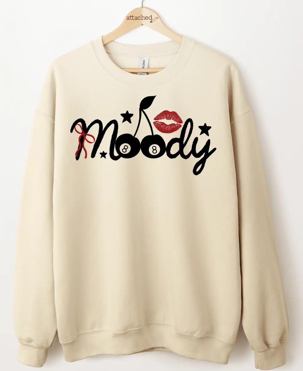 Moody 8 Ball Cherries Graphic Top