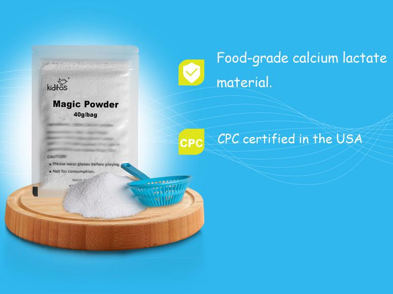 Kiditos Magic Water Elf 5 Packs Powder Refill,Aqua Fairy Water Gel Kit Powder Refill