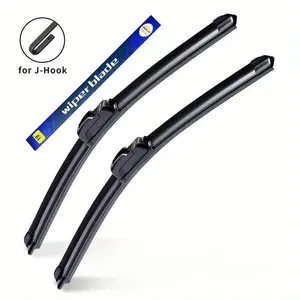 J-Hook All-Season Wiper Blades Zero Noise Zero Streaks OEM Quality Car Replacement for Toyota Honda Nissan SUV Hyundai Classic Auto Accessories