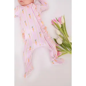 Pink Carrot Patch Zip