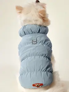 3-Layer Thick Warm Pet Dog Jacket Outfits For Autumn/Winter, Suitable For Dogs and Cats