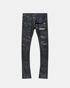 Jordan Craig | Skinny Stacked Fit - Thriller Cargo Pants (Black) - Ross Stacked Collection