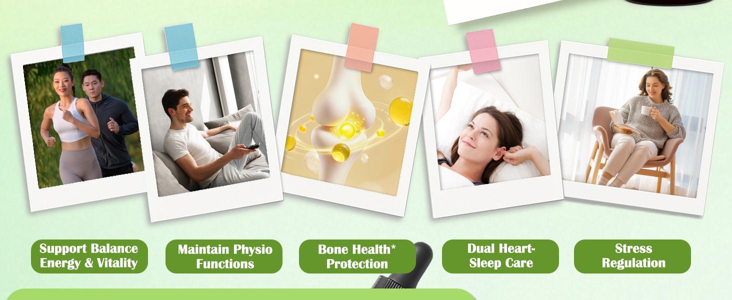 12-in-1 Magnesium Complex Liquid Drops, Chelated Magnesium Citrate Glycinate Taurate Malate Aspartate w. Ashwagandha Theanine D3 & Zinc for Relaxation Sleep Immune Health & Muscle FunctionWomen Men