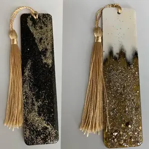 One Handmade, painted Wooden Bookmarks for junk, journal, scrapbook, and gifts.