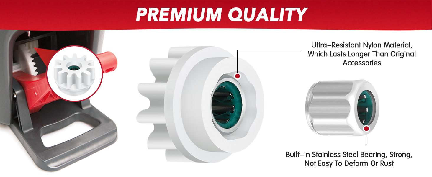 Pedal Bearing Replacement for O-Cedar EasyWring Bucket System Repair Step Pedals Problems Clutch Gear Sprockets for 90% Spin Mop Bucket “Outdoorfun”