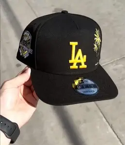 New Era High Quality Snapback Caps MLB Collection – NY Yankees & LA Dodgers Fitted Hat, Durable Cotton Baseball Cap, Flat Brim Gorra, Gorras Urbanas Hombre Mujer, Estilo Callejero, Deportes, Regalo Ideal Fans MLB