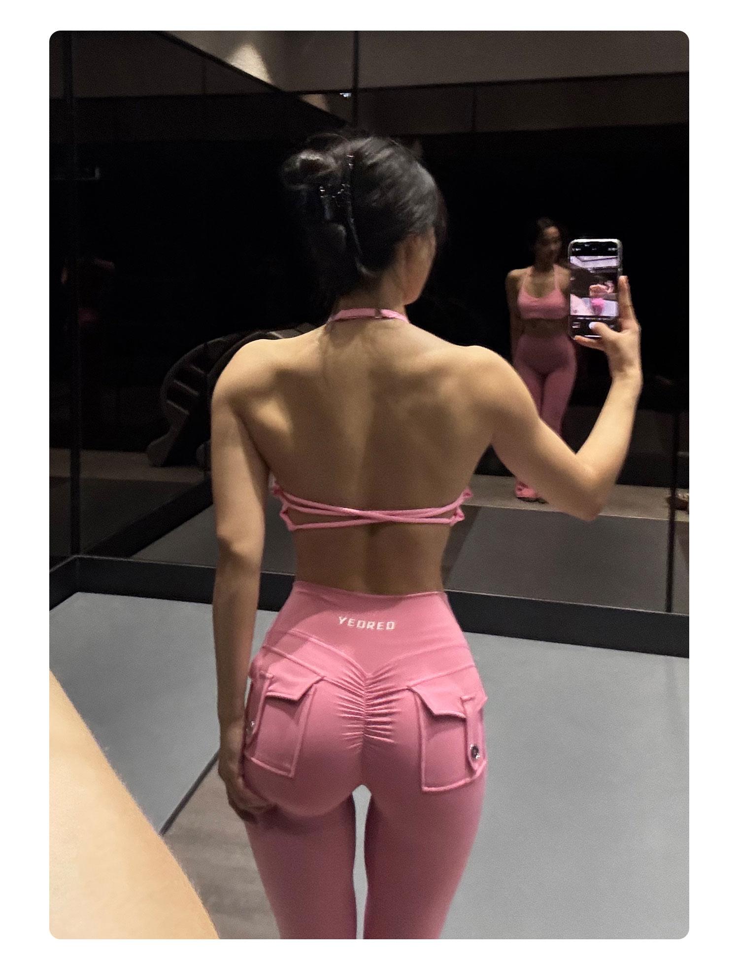 YEOREO CoreFlex Flare Leggings with Pockets for Women Scrunch Workout Leggings Butt Lifting Gym Yoga Pants SpringStatements