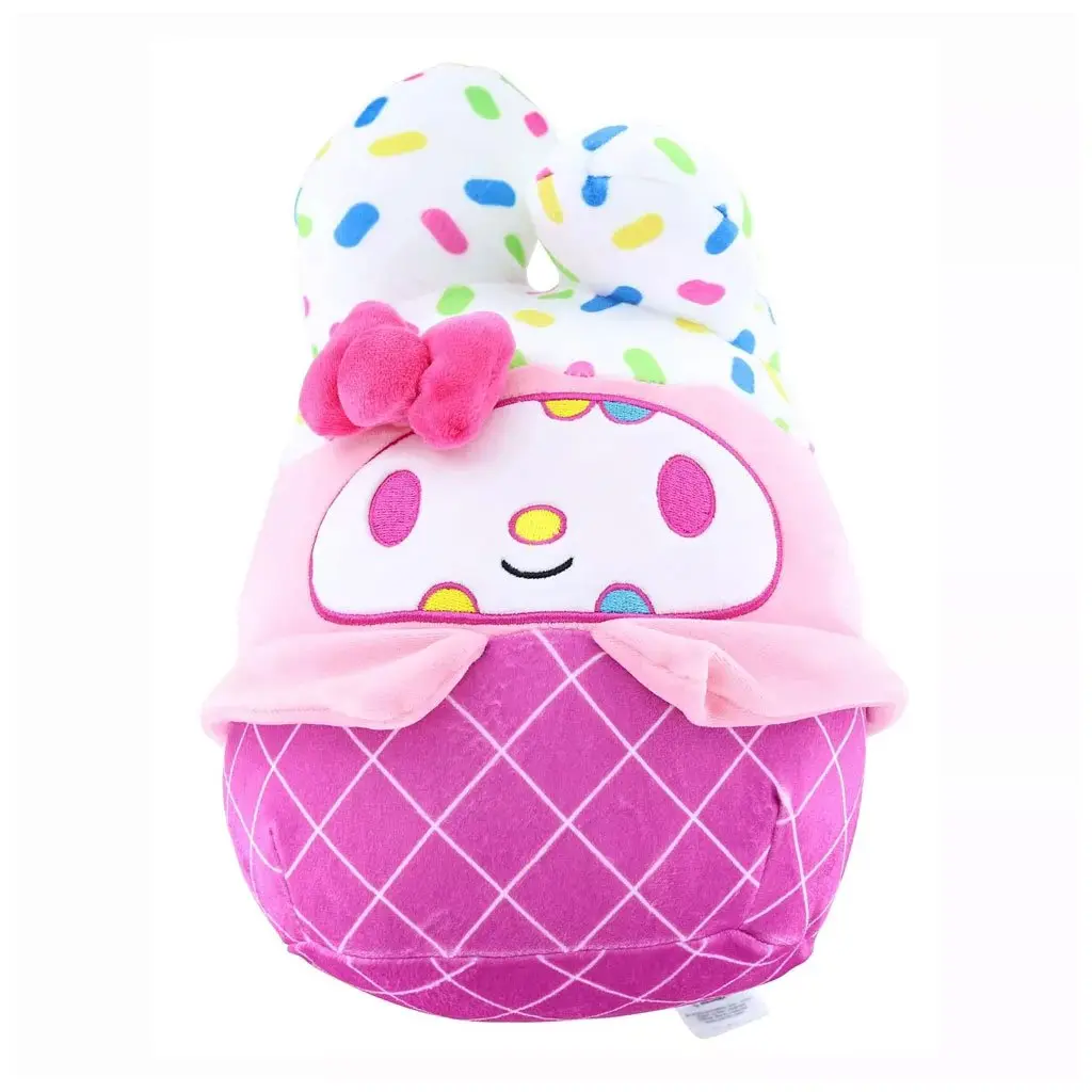 Squishmallows 8" Sanrio My Melody Kaiju-Style Unisex Collectible Toy, Soft Cuddly Gift for Enthusiasts, Cute Kawaii Aesthetic Plushie Stuffed Animal