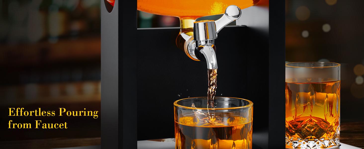 Football Whiskey Decanter Set, 47oz Liquor Decanter Set with 2 Glasses + 2 Footballs Chillers, Gifts for Men, Dad, Husband, Boyfriend, Coach, for Liquor, Bourbon, Scotch, Vodka, FIFA World Cup Football Whiskey Decanter Set, 47oz Liquor Decanter Set with 2 Glasses + 2 Footballs Chillers, Gifts for Men, Dad, Husband, Boyfriend, Coach, for Liquor, Bourbon, Scotch, Vodka, FIFA World Cup