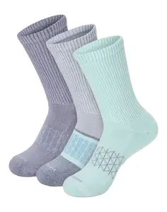 Hanes Absolute Wellness Women's Non-Binding Crew Socks, 3-Pairs