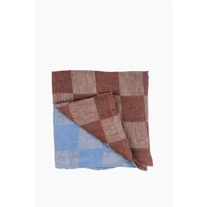 Italian Linen Duo Tone Check Tea Towel