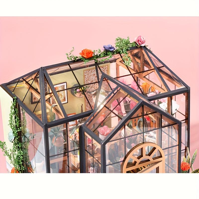1pc Jenny Flower Room, Diy Cabin House, Building Model, Wooden Toy Model Ornament, Garden Room, Thanksgiving Day Gift