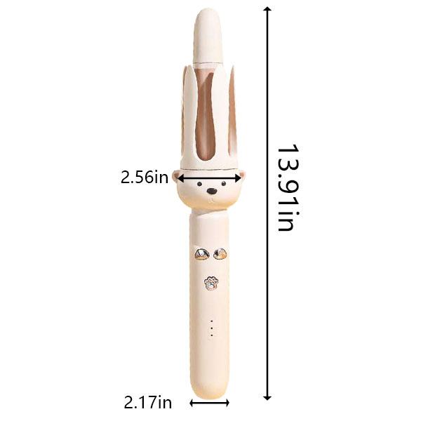 PretiHom Fully Automatic Electric Curling Stick 32mm Large Curling Tool for Comfortable Hair Care