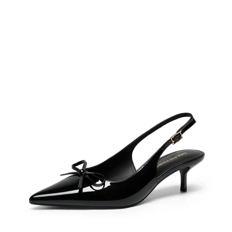 Black low heels women - TikTok Shop