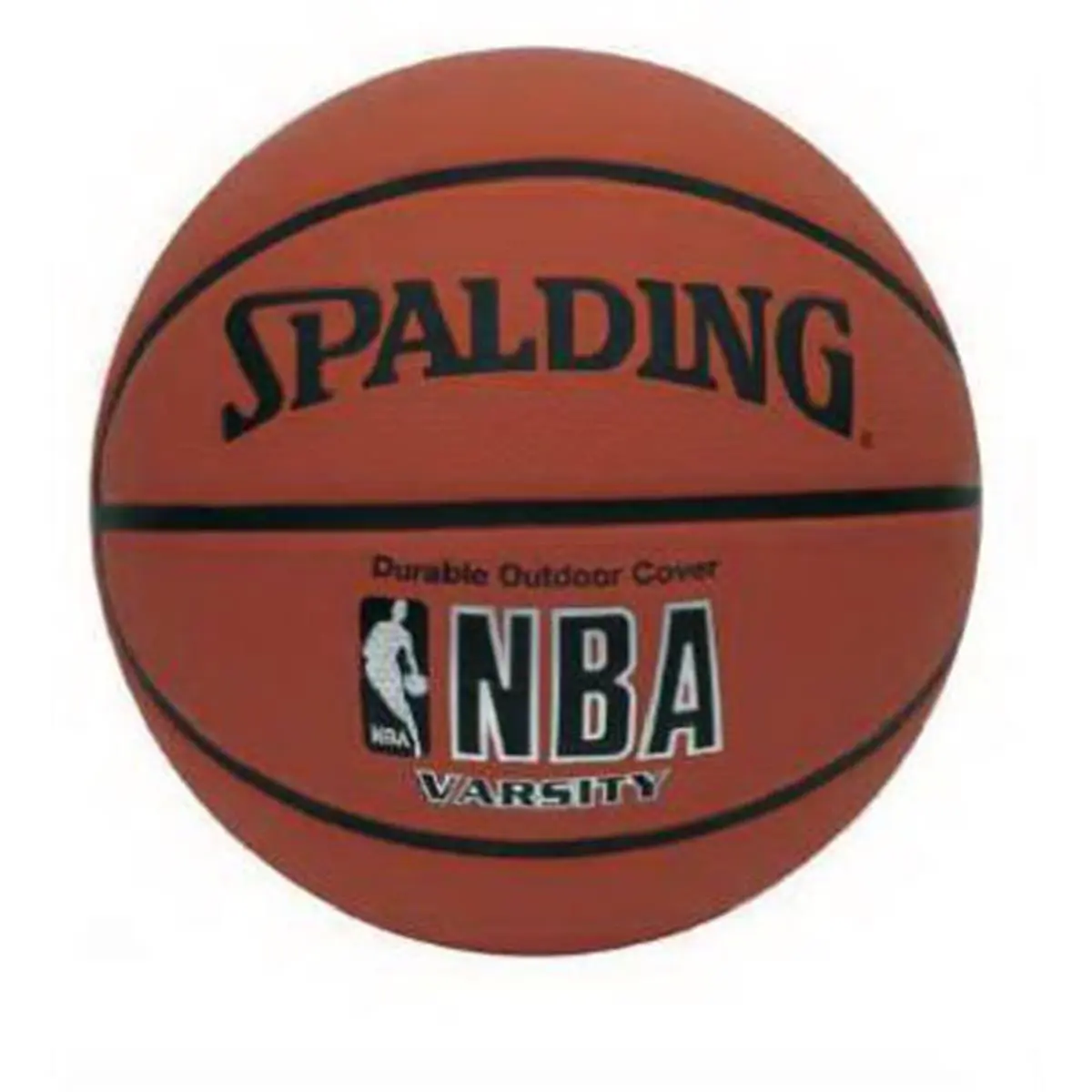 212 MAIN Full-Size Varsity Outdoor Basketball, Spalding Sports 63-307 Model, Rubber Material Sports Collectibles Accessory