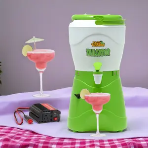 Taco Tuesday 1-Gallon AC/DC Tailgater Party Frozen Margarita & Slush Machine Green with Powerful Motor & Double-Wall Insulation for Easy Cleaning and Portability