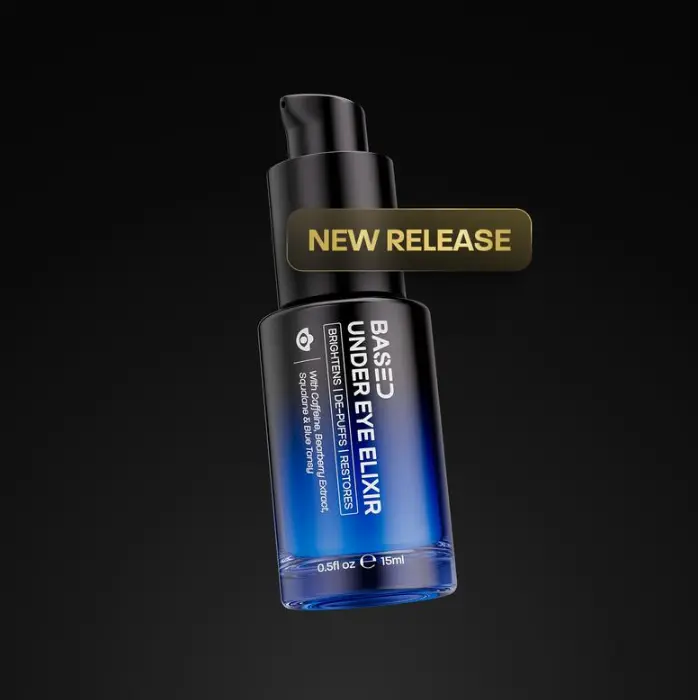 BASED Under Eye Elixir | Brightens, De-Puffs & Restores Under Eyes | Simple, Effective, BASED.