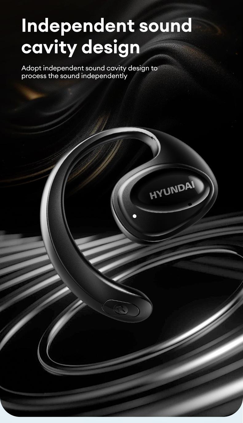 HYUNDAI X15 Ultra Bible Prayer Wireless Headphones with Bluetooth 6.0, App-Based Prayer & Scripture Audio, OWS Waterproof Sport Design, Noise Reduction, Built-in Mic, Audio Earbuds for Music & Phone Calls, Compatible with Android & iOS