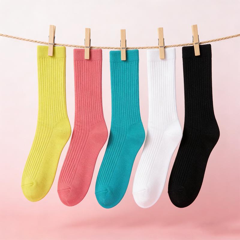 BABY JOY 5-Pair Ankle Socks | Assorted Bright Colors in Soft Cotton - Unisex Essentials - Matariki Studio