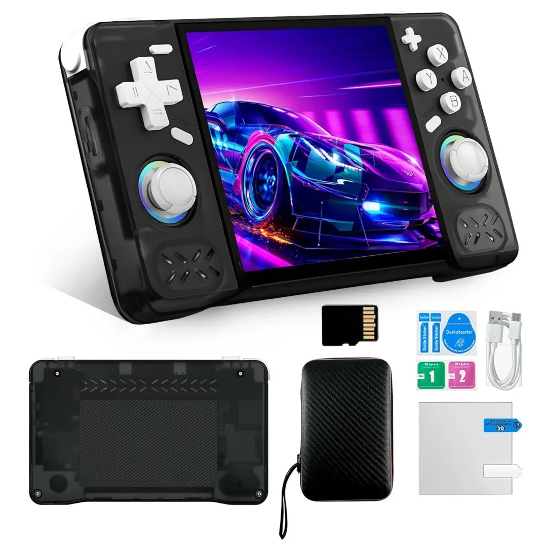 Xf40h Retro Handheld Game Console, 4-Inch Full Touch Screen, Linux Os, over 18000 Classic Games, 4000mah Battery, WiFi Multiplayer Support, Gaming Handheld