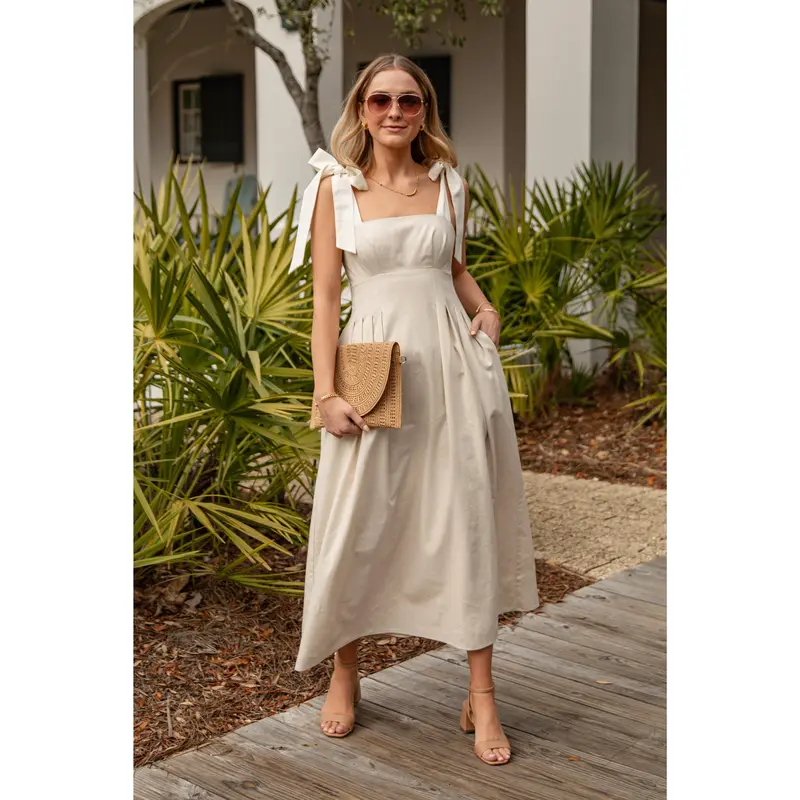 knee length dresses for ladies Positano Midi Tank Dress