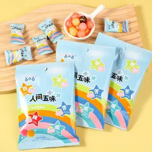 HEHEFOOD Five Flavors Candy Blind Box - Sweet Sour Bitter Salty Spicy Assorted Gummy Snacks for Parties & Gifts, 5 Packs (22g Each)