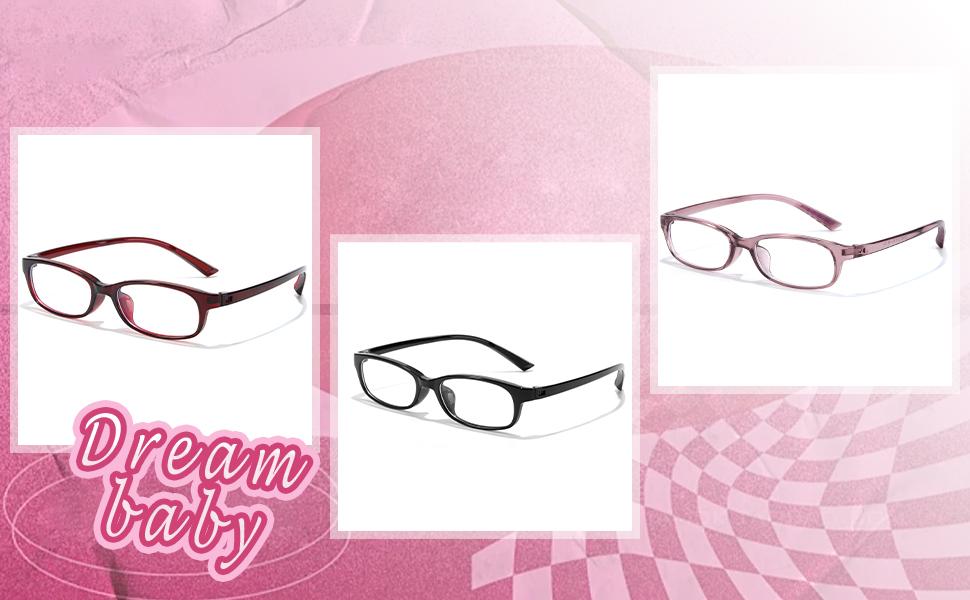 [Y2K]SODQW Chic Y2K-Inspired Rectangular Fashion Glasses – Rx-able, Small & Narrow Eyewear for Cosplay, Everyday Style, & Office Siren Christmas Gift 2025 New Trends