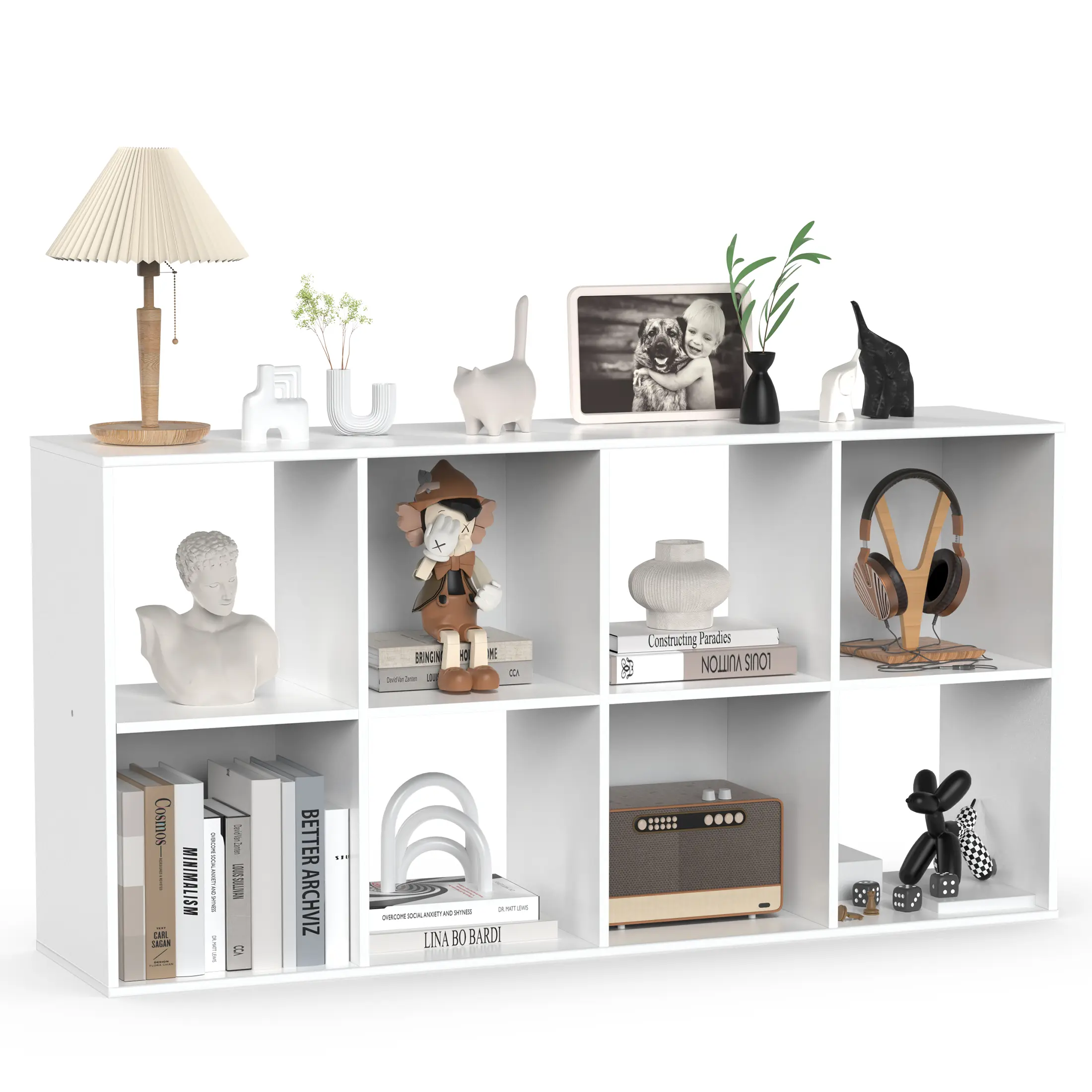 Cube Storage Organizer Bookshelf - Open Cubby Shelf with Removable Back Panels, Home Organization Storage Home Accessory, Apartment Furniture Room Furniture for Small Space Organization, Living Room Decor, Shelves For Bedroom