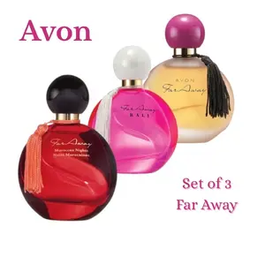 Avon Far Away 1.7fl Set of 3 Original, Bali & Moroccan Variants Classic Style Perfume