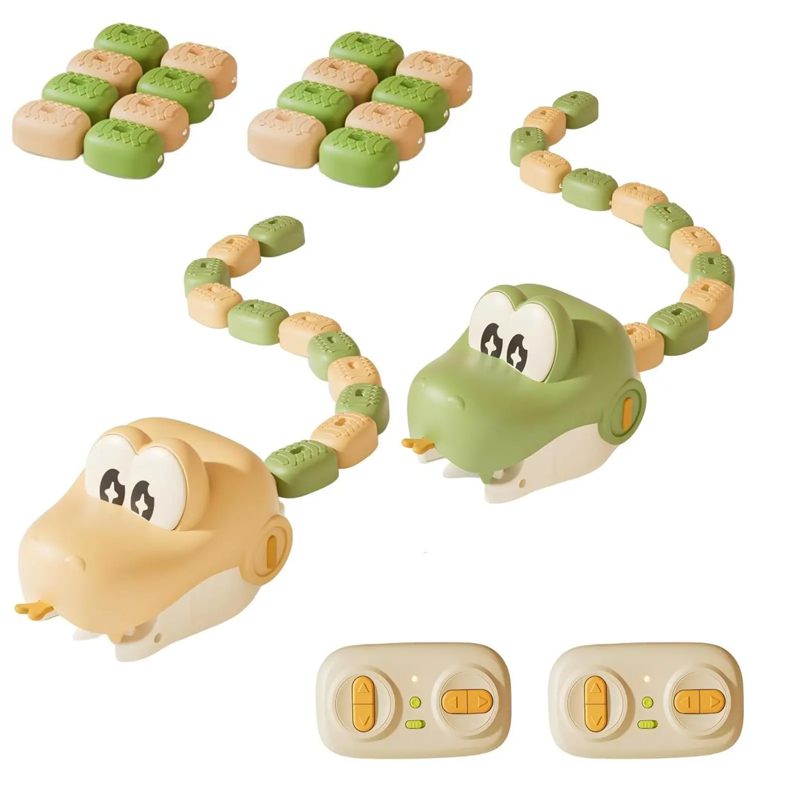 Fun Greedy Snake Game - Super Fun Remote Controlled Snake Battles,Wireless Remote Control | Rechargable | Fun Music Play, Indoor Home Toy Gift Boys Girls