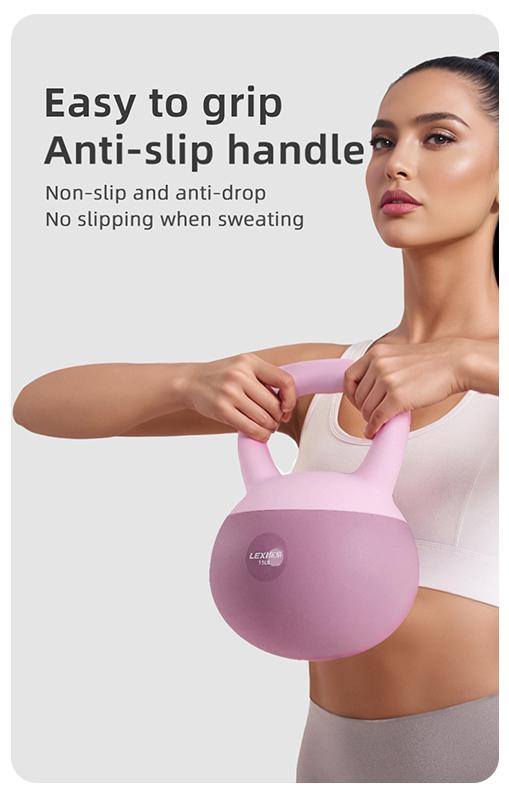 LEXI Soft Kettlebell with Handle for Strength Conditioning and Core Training Perfect for Home Gym Workouts Weightlifting Yoga Pilates Full Body Sculpting Durable Safe and Comfortable Fitness Equipment for Men and Women dealsforyoudays