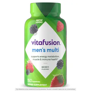 Vitafusion Men's Multivitamin - Vitamin A, C, D, E, B6, B12 - Berry Flavors - 150 Gummies