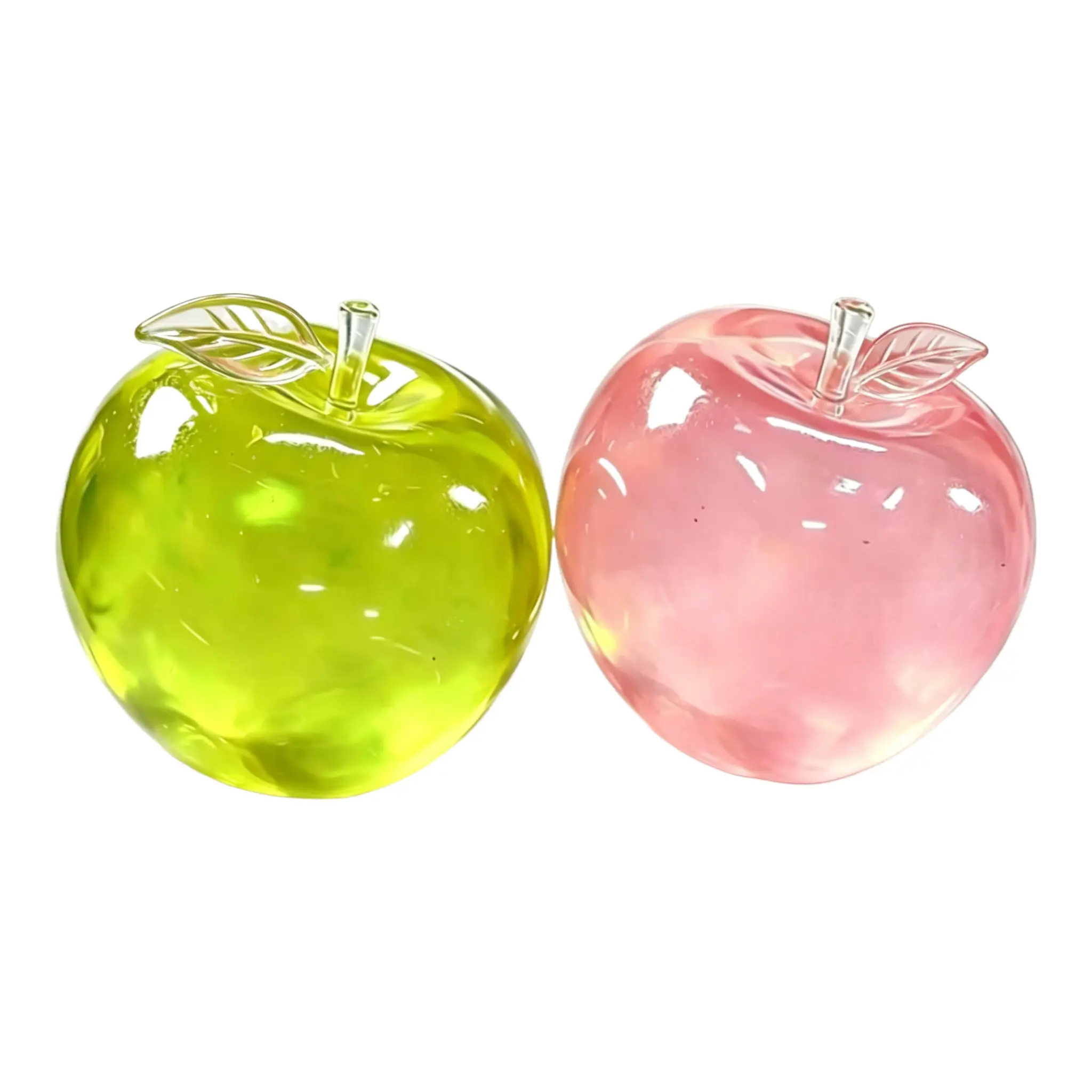 Apple Squishy Toys 2-Pack, Squishy Fidgets, Soft Squeeze Stress Relief Set for Adults & Kids, Super Slow Rising Mochi Sensory Stress Reliever Fidget, Calming Anxiety Toy for Desk Travel, Birthday Party Idea for Children
