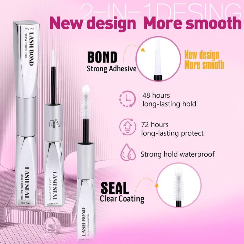 Geeneiya Manga Fairy Strip Lashes Kit with Lash Bond and Seal for False Lashes Falsies Eyelashes Makeup Cosmetic Eyelashes Look Like Extensions