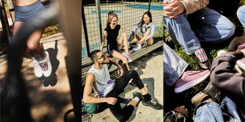 Shoe Lace Clip-On Charm - USA Flag Eagle Design (1 Piece) - One Size