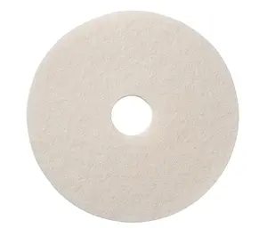 TTS Products 22" White Polishing Floor Pads – Pack of 5 | Light Cleaning & Buffing Pads for Floor Scrubbers 7200N Stripping Floor Pads