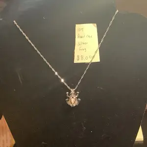 Pearl Caged Frog Necklace