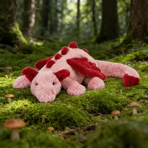 Adorable Pink Dragon Plush – Perfect Easter & Mother’s Day Gift, Soft Stuffed Animal for Cozy Home Decor/stuffed animals