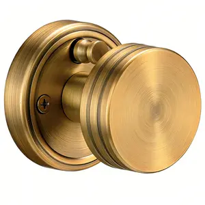 Modern Round Interior Door Knob, Privacy Door Lock For Bedroom & Bathroom