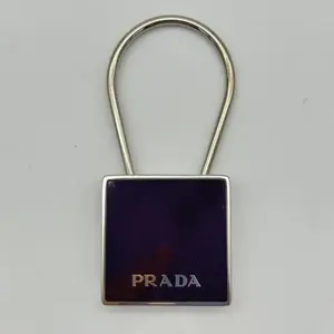 Pre-owned PRADA As Shown Shoulder Bags Round Enamel Keychain pr9904sm