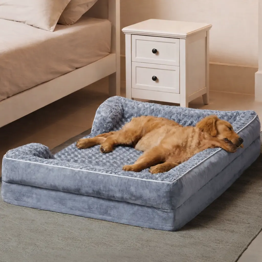 【SummerVibes】Large Dog Beds Washable Orthopedic self warming  Pet loves bed Sofa Bed with Waterproof Cooling Lining Non Slip Bottom for Pet Sleeping Comfortable and Durable