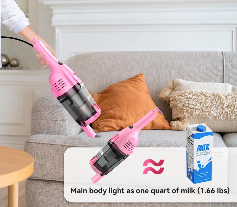 [Springglowup] INSE R6X Corded Stick Vacuum, 15KPa Suction with 600W Motor, Ultra-Lightweight Bagless Upright Vacuum with Handheld for Home Hard Floor Carpet Pet Hair Car Cleaning home cleaning tools home appliances