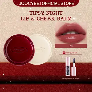 JOOCYEE Lip & Cheek Balm, Watercolor Tint, Velvet Matte, Blur, Long Lasting, Sheer Color, Clump Free, Smooth, Cosmetics, Travel Size, Party Makeup, Valentines Day Gift, New Year