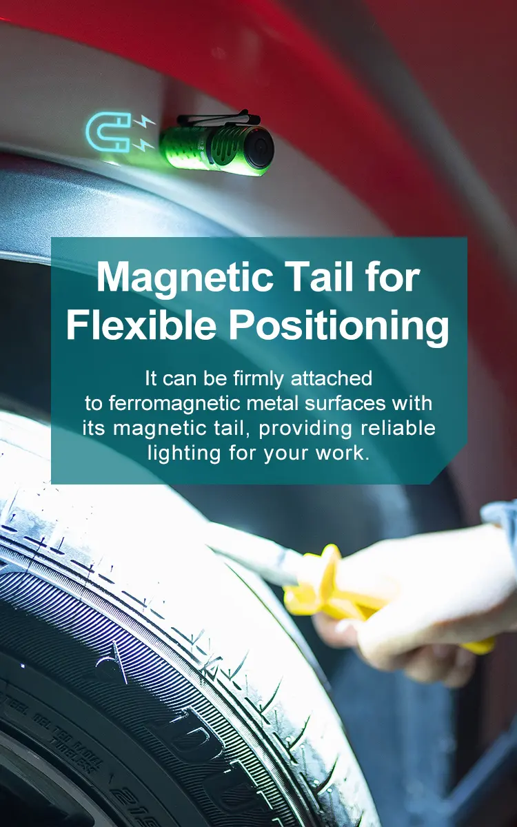 Product Introduction of OLIGHT Perun 2 Mini 1100 Lumens Rechargeable Headlamp, Right Angle Flashlight with Headband for Camping, Running, Outdoor 7