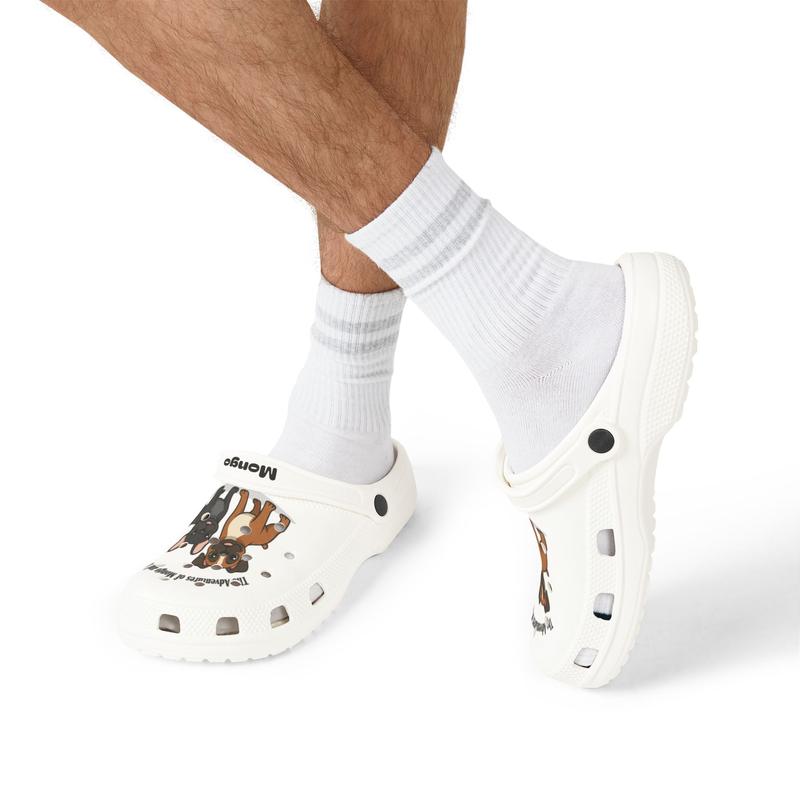 EVA Foam Clog Shoes — Cute Cartoon French Bulldogs "Mango" & "Trappy"